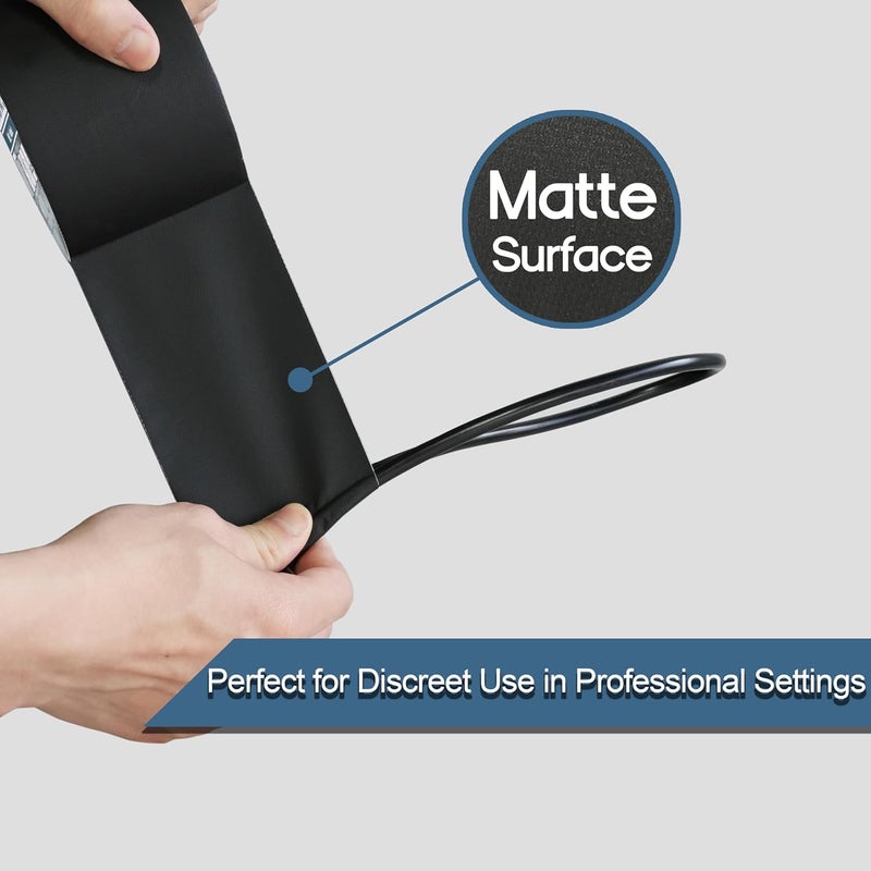 LLPT Gaffers Tape Professional Grade Black 3" x 16.5 Yards Matte Non Reflective Easy Tear Residue Free Heavy Duty Gaffing Tape for Cords Photography (PGT76BK) - Image 5